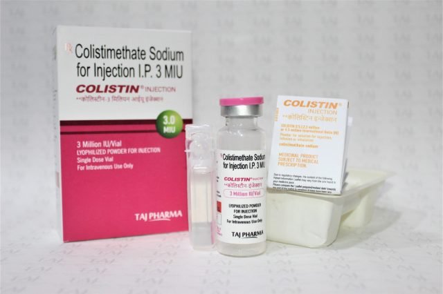 Colistimethate Sodium for Injection I.P. 3MIU
