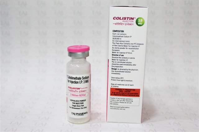 Colistimethate Sodium for Injection I.P. 3MIU