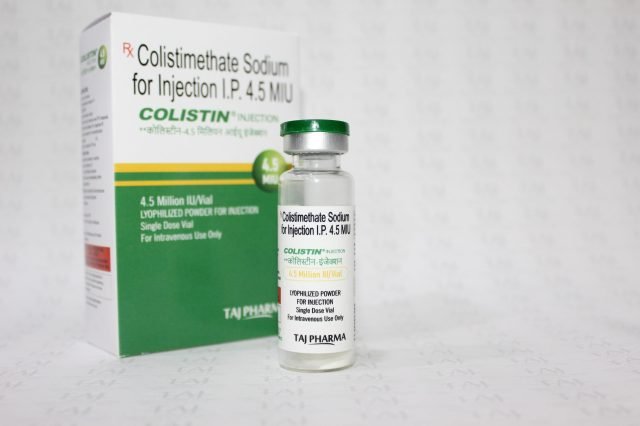 Colistimethate Sodium for Injection I.P. 4.5MIU