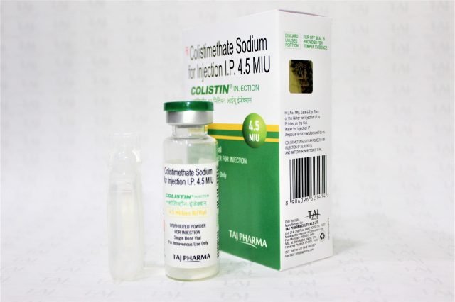 Colistimethate Sodium for Injection I.P. 4.5MIU