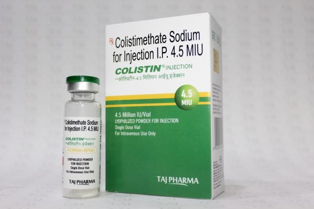 Colistimethate Sodium for Injection I.P. 4.5MIU