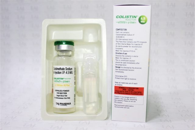 Colistimethate Sodium for Injection I.P. 4.5MIU