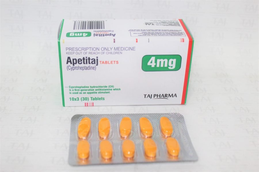 Cyproheptadine Tablets 4mg (Apetitaj)