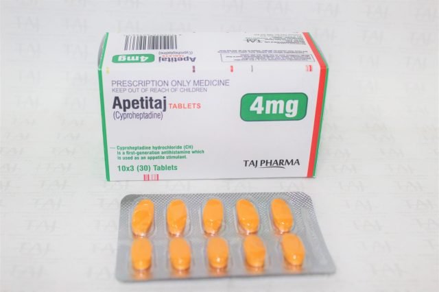Cyproheptadine Tablets 4mg (Apetitaj)