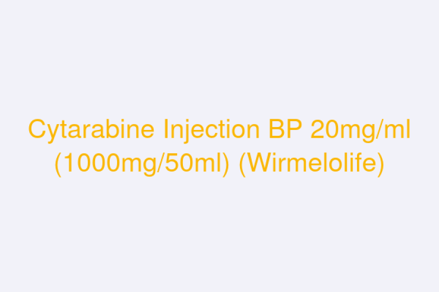 Cytarabine Injection BP 20mg/ml (1000mg/50ml) (Wirmelolife)