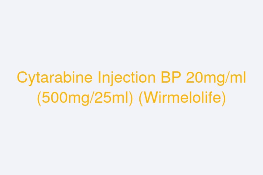 Cytarabine Injection BP 20mg/ml (500mg/25ml) (Wirmelolife)