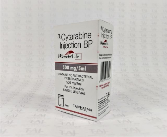 Cytarabine Injection BP 500mg/5ml Taj Pharma