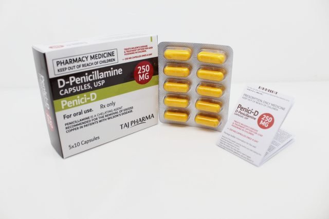 D-Penicillamine Capsules USP 250mg 