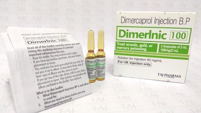 Dimercaprol 50 mg/ml Injection BP - Taj Pharma