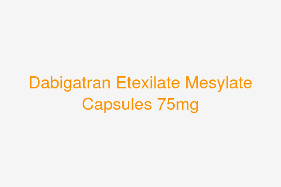 Dabigatran Etexilate (Mesylate) Capsules 75mg