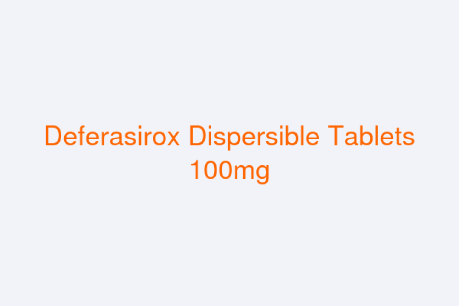 Deferasirox Dispersible Tablets 100mg