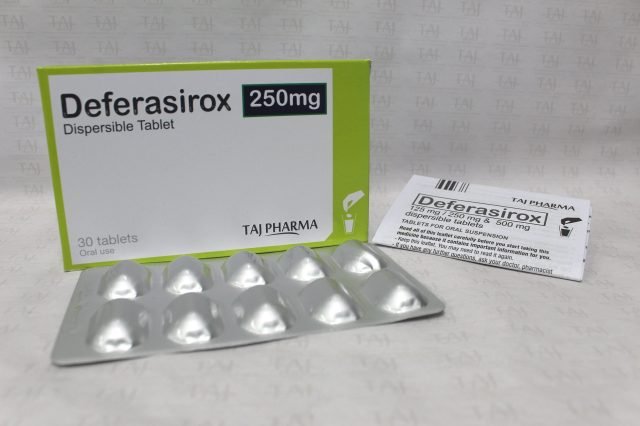 Deferasirox Dispersible Tablets 250mg Taj Pharma