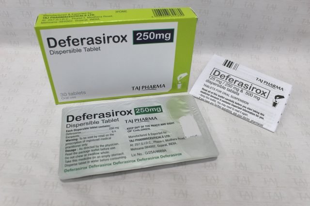 Deferasirox Dispersible Tablets 250mg Taj Pharmaceuticals