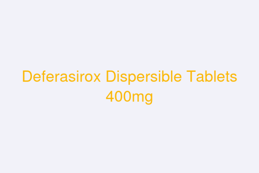 Deferasirox Dispersible Tablets 400mg