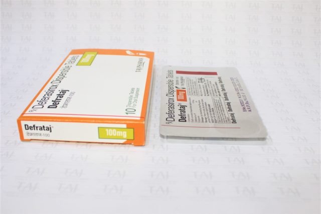 Deferasirox Dispersible Tablets 100mg (Defrataj)