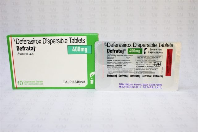 Deferasirox Dispersible Tablets 400mg (DEFRATAJ)