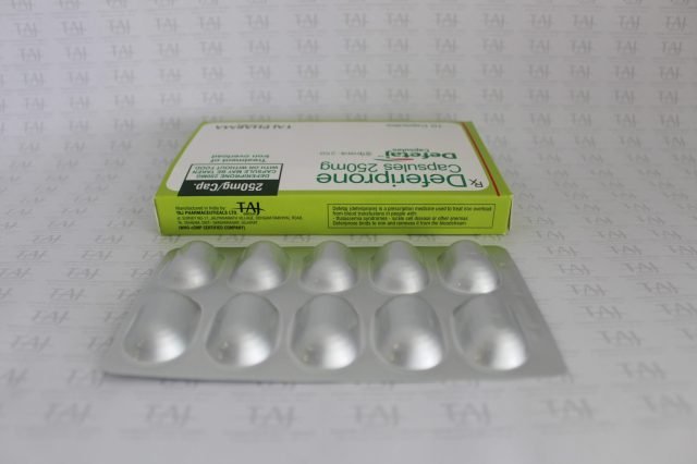 Deferiprone Capsule 250mg (Defetaj)