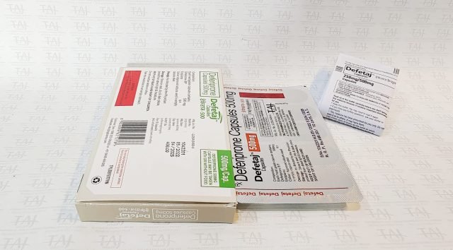 Deferiprone Capsule 500mg (Defetaj)
