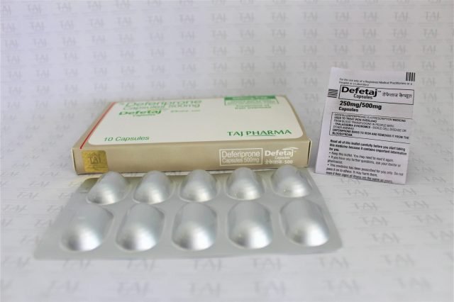Deferiprone Capsule 500mg (Defetaj)