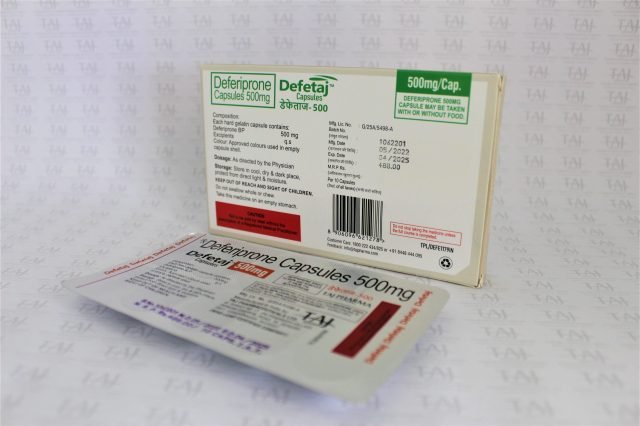 Deferiprone Capsule 500mg (Defetaj)