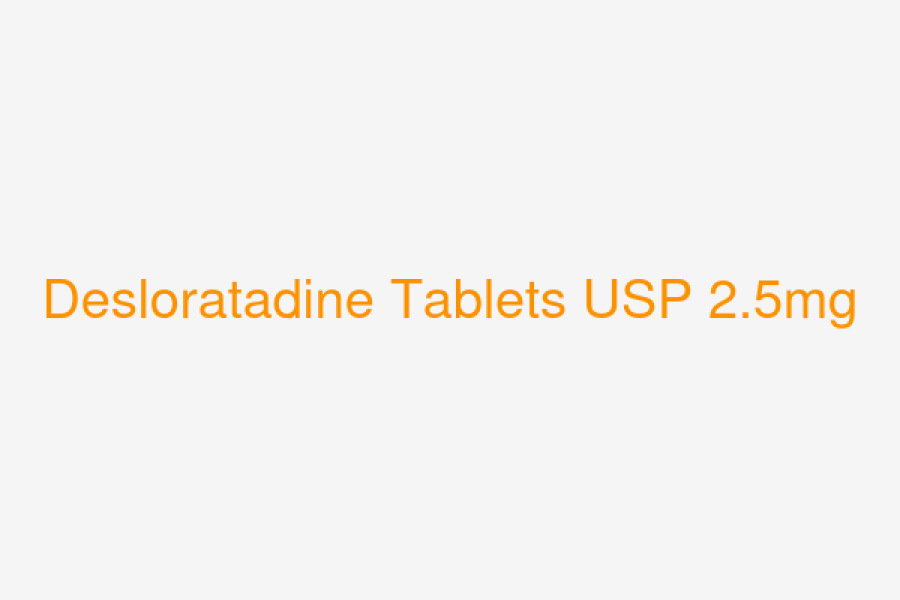 Desloratadine Tablets USP 2.5mg