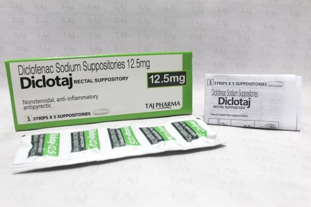 Diclofenac Sodium Suppositories BP 12.5mg