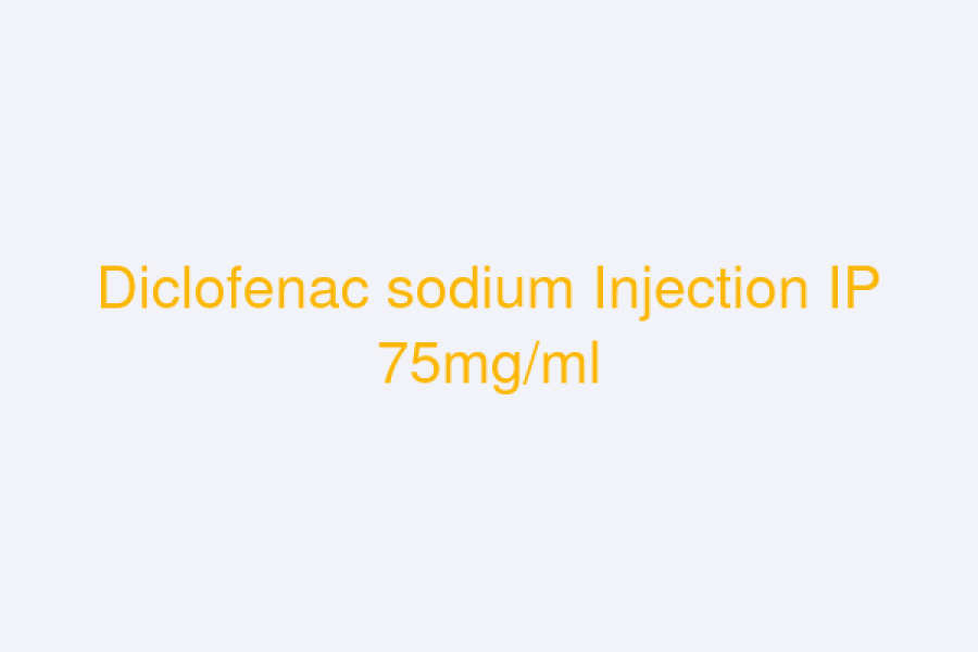 Diclofenac sodium Injection IP 75mg/ml