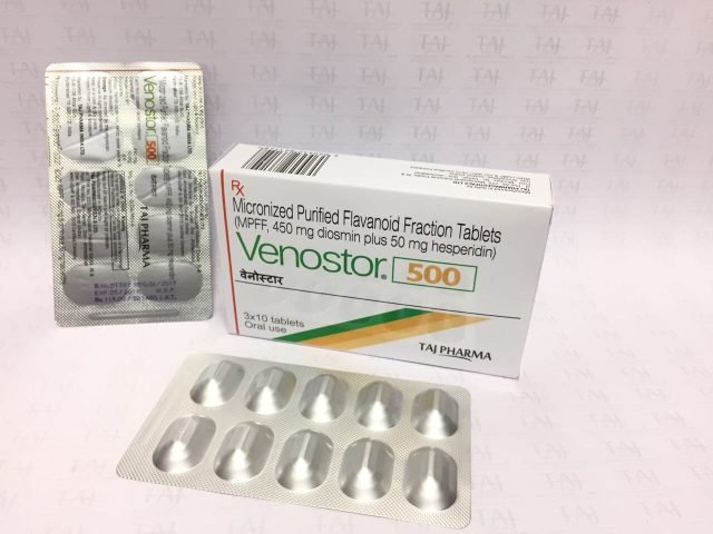Micronized Purified Flavonoid Fraction Tablets 450mg+50mg