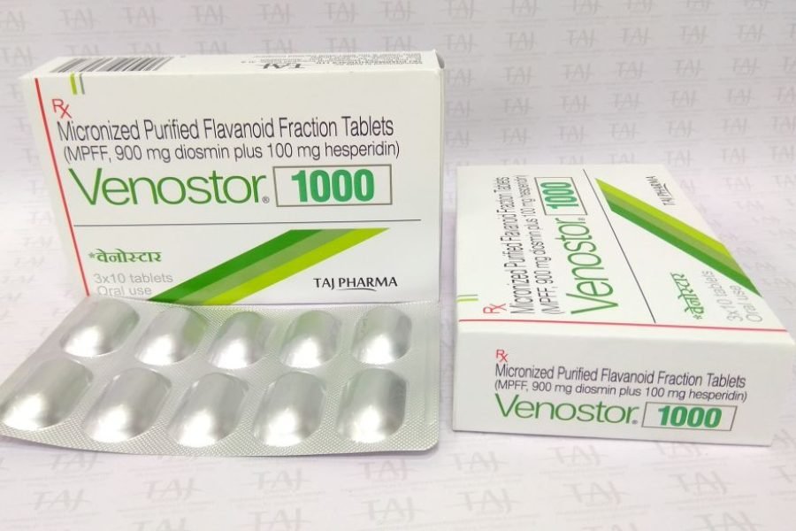 Micronized Purified Flavonoid Fraction Tablets 900mg+100mg