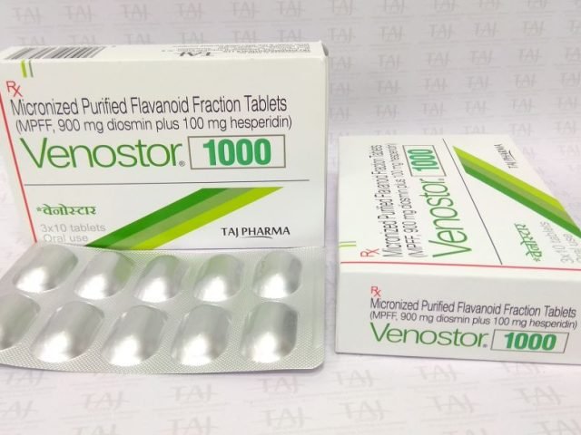Micronized Purified Flavonoid Fraction Tablets 900mg+100mg