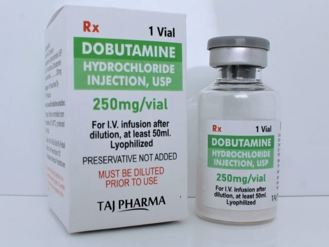 Dobutamine Hydrochloride Injection USP 250mg/vial