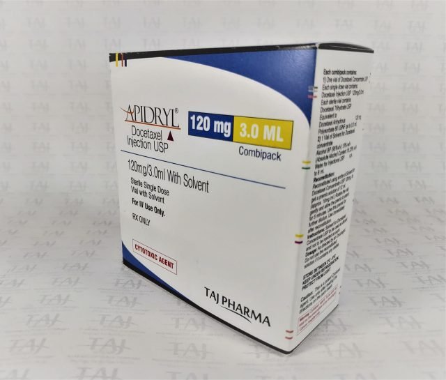 Docetaxel injection USP 120mg/3ml Taj Pharmaceuticals India