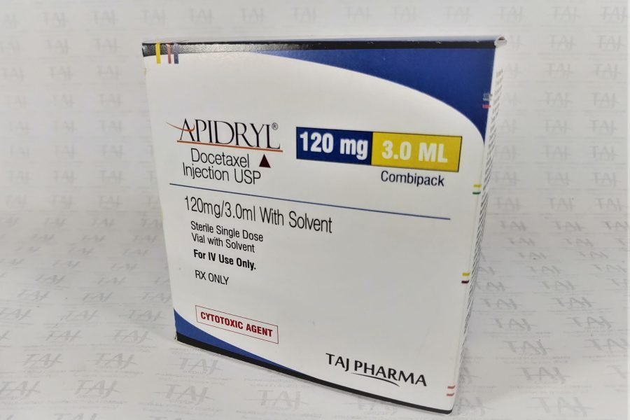 Docetaxel Injection USP 40mg/ml (120mg/3ml) With Solvent (Apidryl)