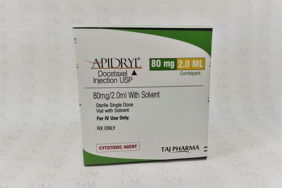 Docetaxel Injection USP 40mg/ml (80mg/2ml) With Solvent (Apidryl)