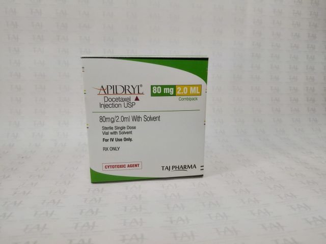 Docetaxel Injection USP 80mg/2.0ml With Solvent Taj Pharma