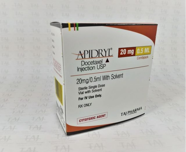 Docetaxel Injection USP 40mg/ml (20mg/0.5ml) With Solvent 