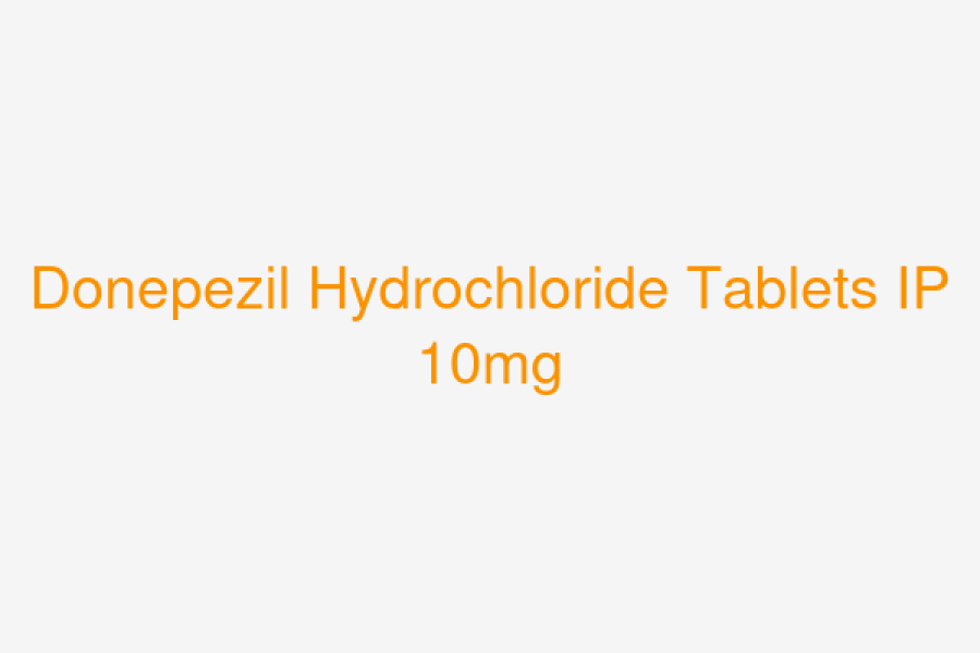 Donepezil Hydrochloride Tablets IP 10mg