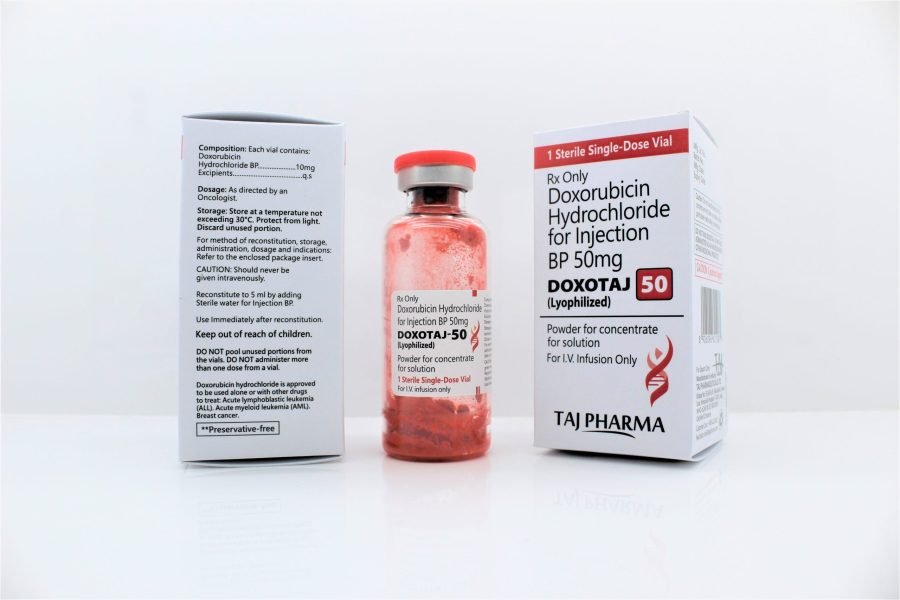 Doxorubicin Hydrochloride Injection BP 50mg (DOXOTAJ)