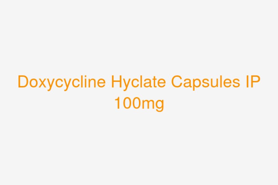 Doxycycline Hyclate Capsules IP 100mg