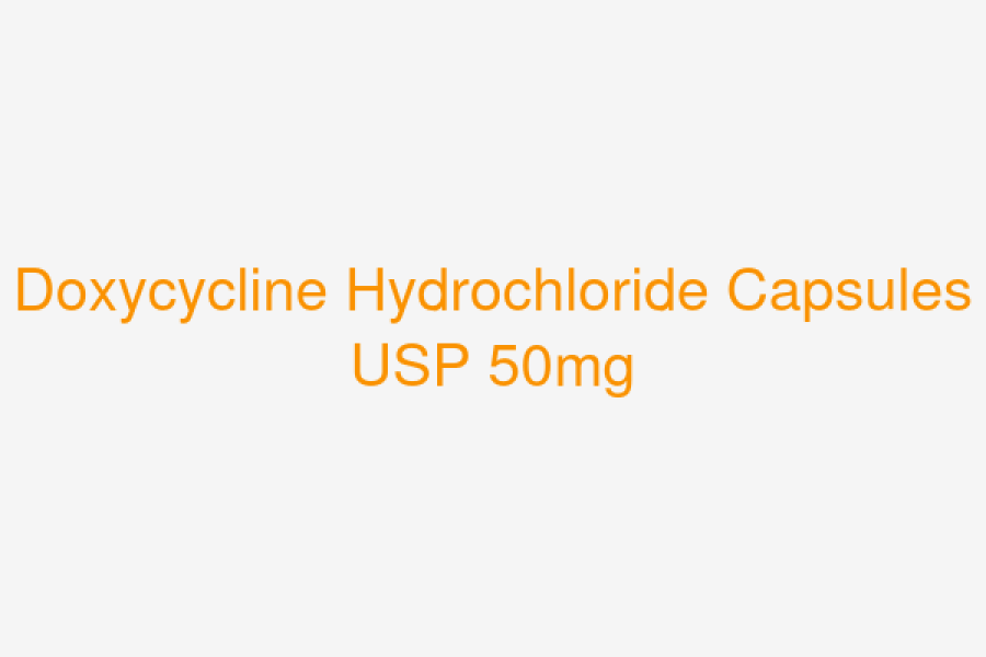 Doxycycline Hydrochloride Capsules USP 50mg