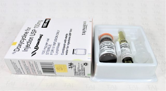 Doxycycline For Injection USP 100mg