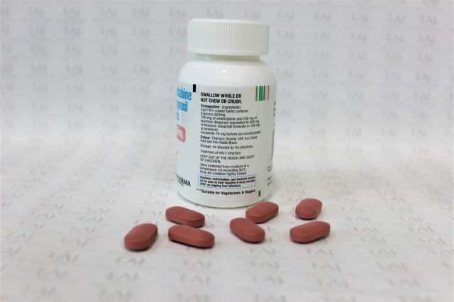 Efavirenz, Emtricitabine and Tenofovir Disoproxil Fumarate Tablets 600mg/200mg/300mg