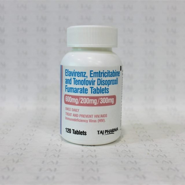 Efavirenz, Emtricitabine and Tenofovir Disoproxil Fumarate Tablets 600mg/200mg/300mg