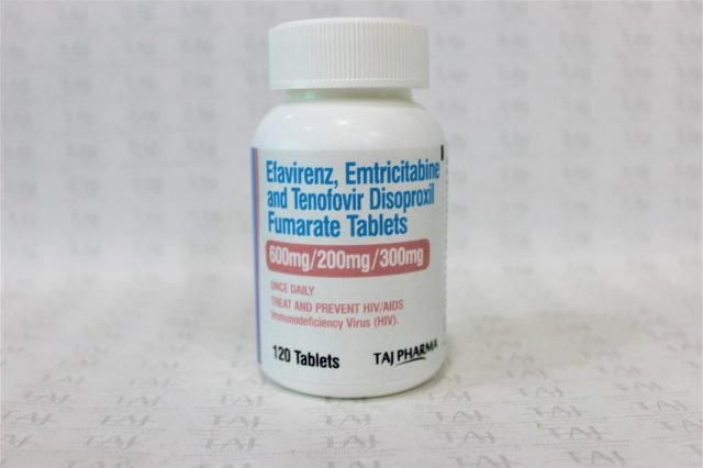 Efavirenz, Emtricitabine and Tenofovir Disoproxil Fumarate Tablets 600mg/200mg/300mg