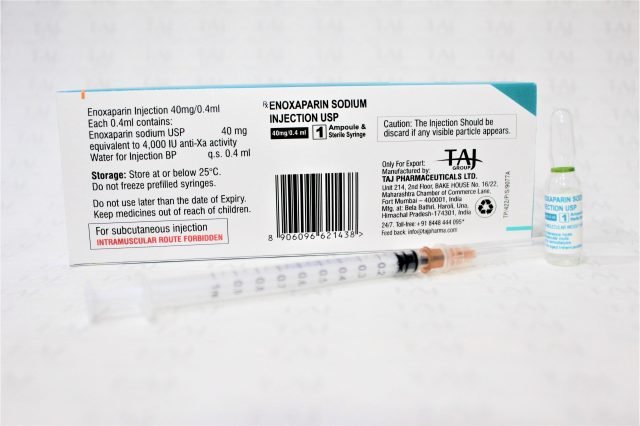 Enoxaparin Sodium Injection USP 40mg/0.4ml