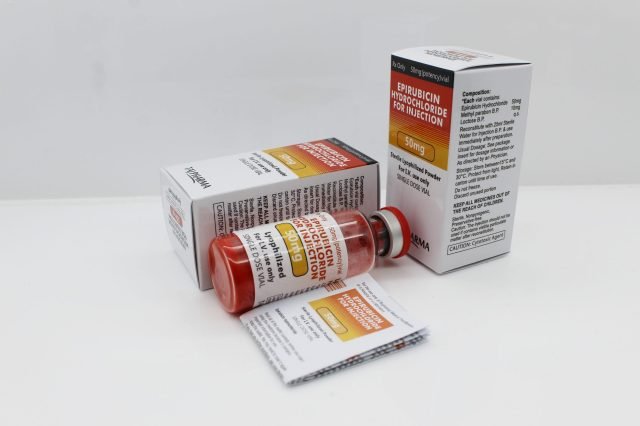Epirubicin Hydrochloride for Injection 50mg