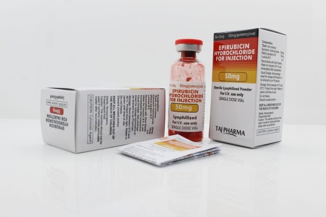 Epirubicin Hydrochloride for Injection 50mg