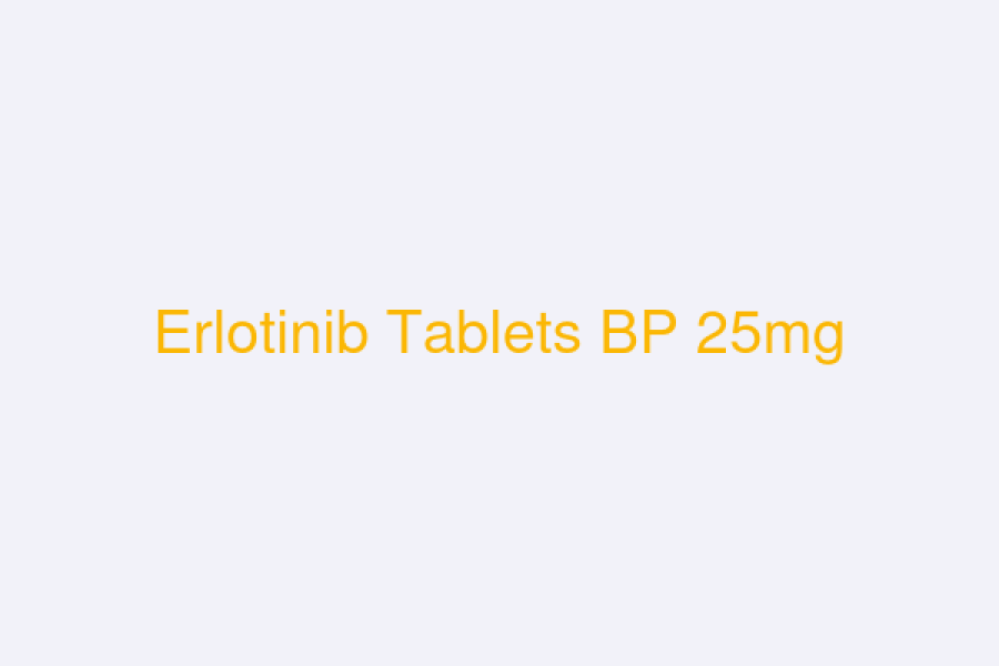 Erlotinib Tablets BP 25mg