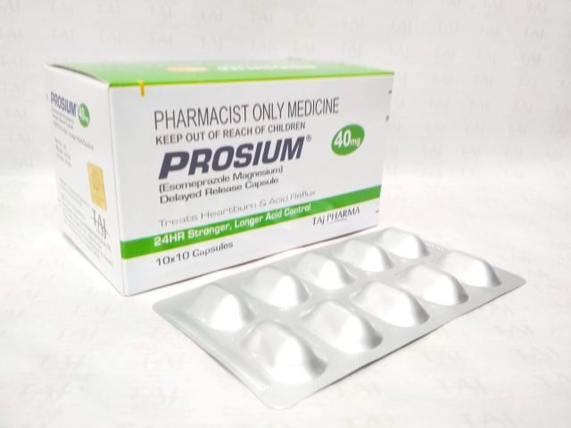 Esomeprazole Magnesium Capsule  40 mg Taj Pharma