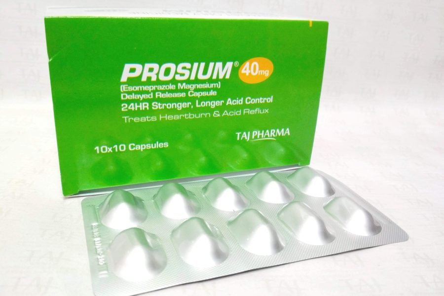 Esomeprazole Magnesium  Capsule (PROSIUM) 40 mg Taj Pharma